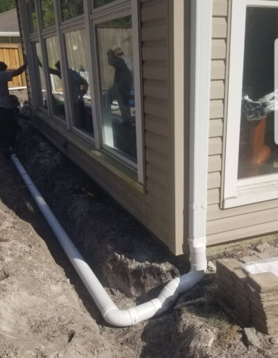 Downspout Drain Pipe Installation Contractors Jacksonville FL